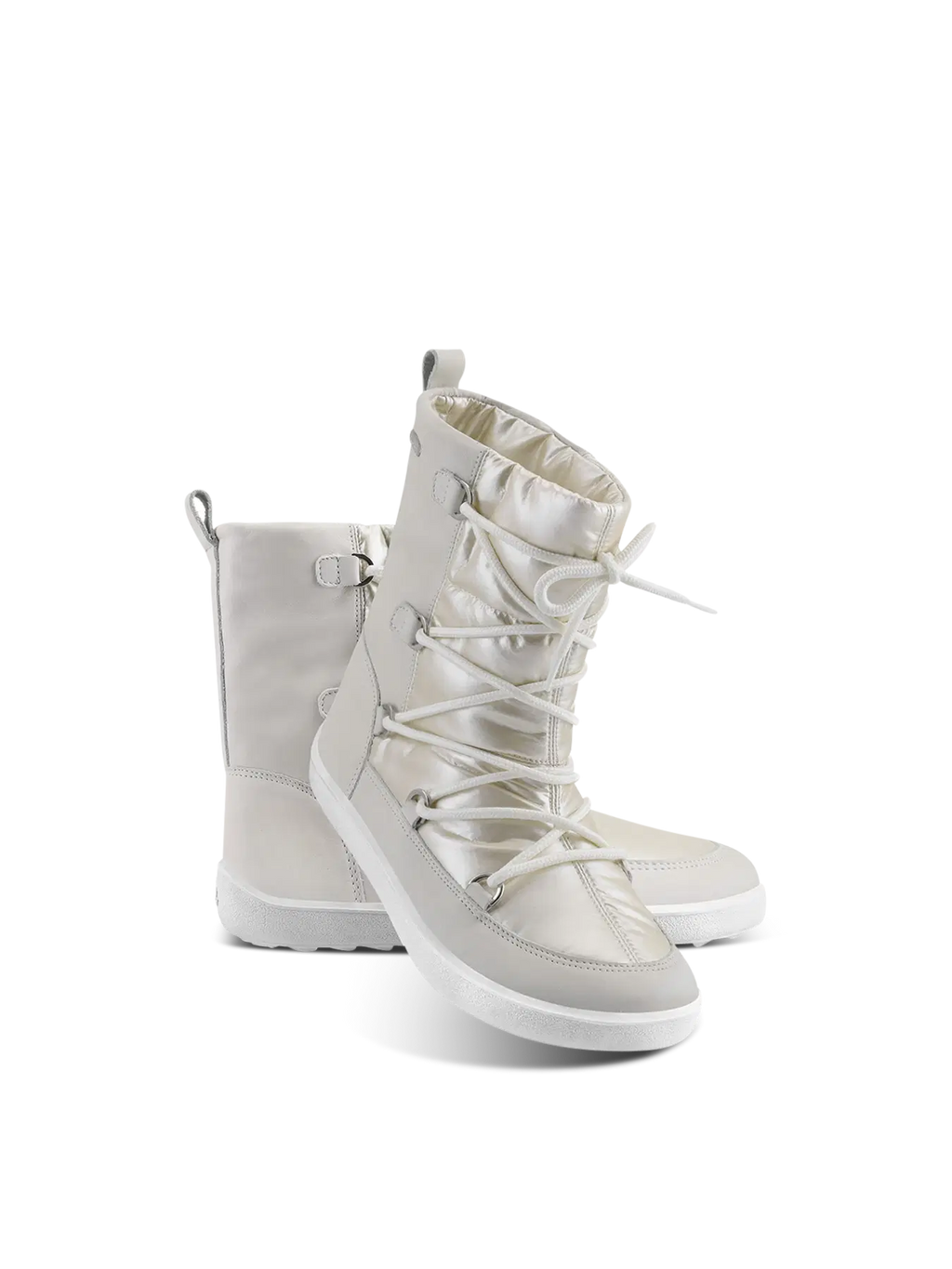 Winter Barefoot Boots Be Lenka Snowfox Woman - Pearl White