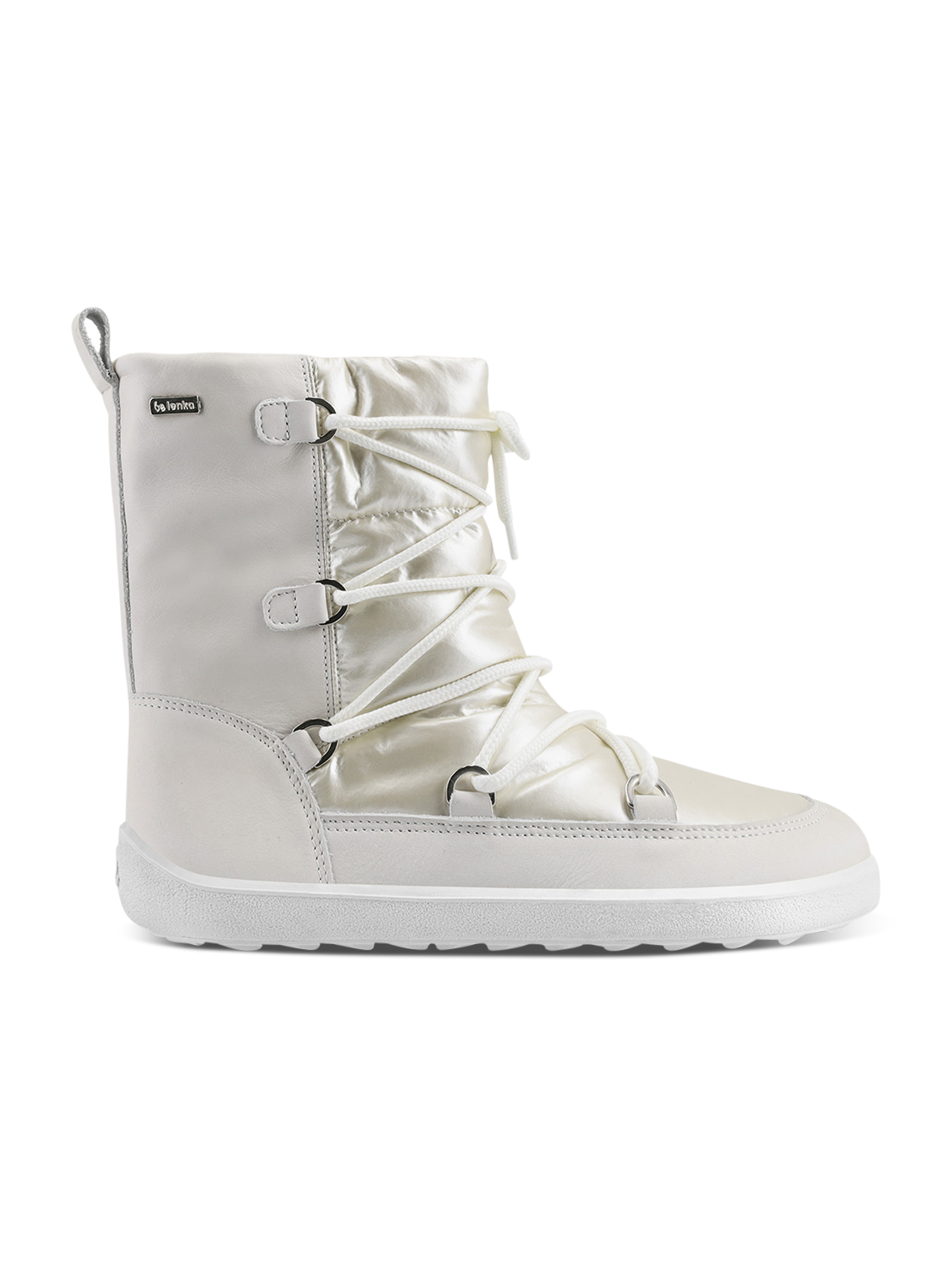 Winter Barfußschuhe Be Lenka Snowfox Damen - Pearl White