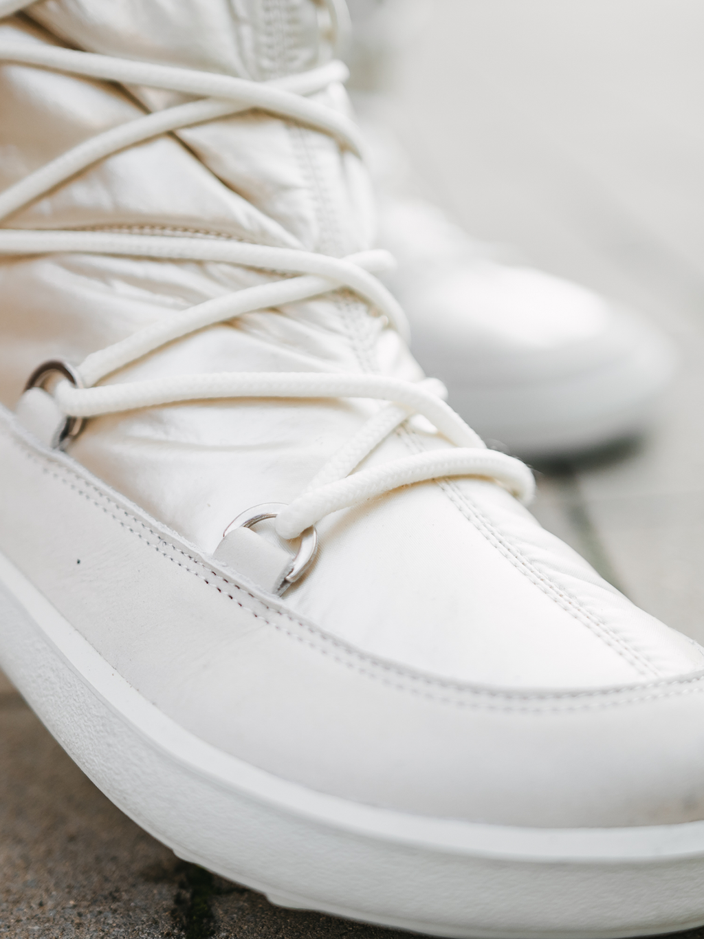 Winter Barfußschuhe Be Lenka Snowfox Damen - Pearl White