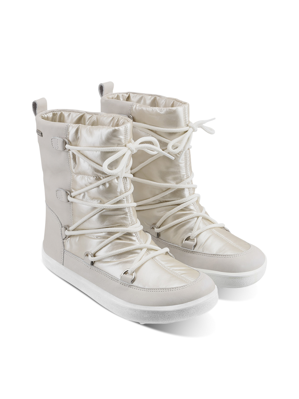 Winter Barfußschuhe Be Lenka Snowfox Damen - Pearl White