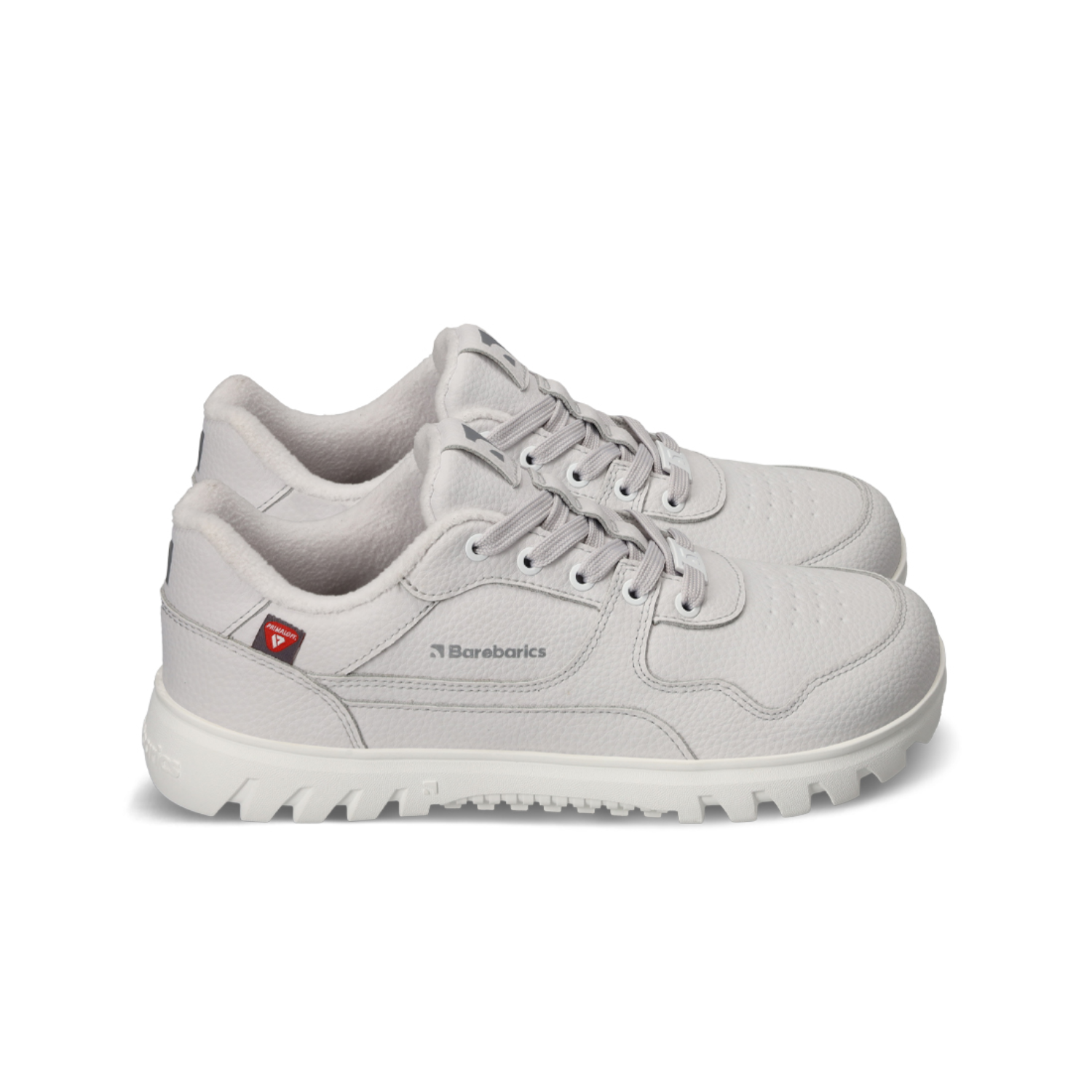 Barfuß-Sneaker Barebarics Zing Frost - Hellgrau & Weiß