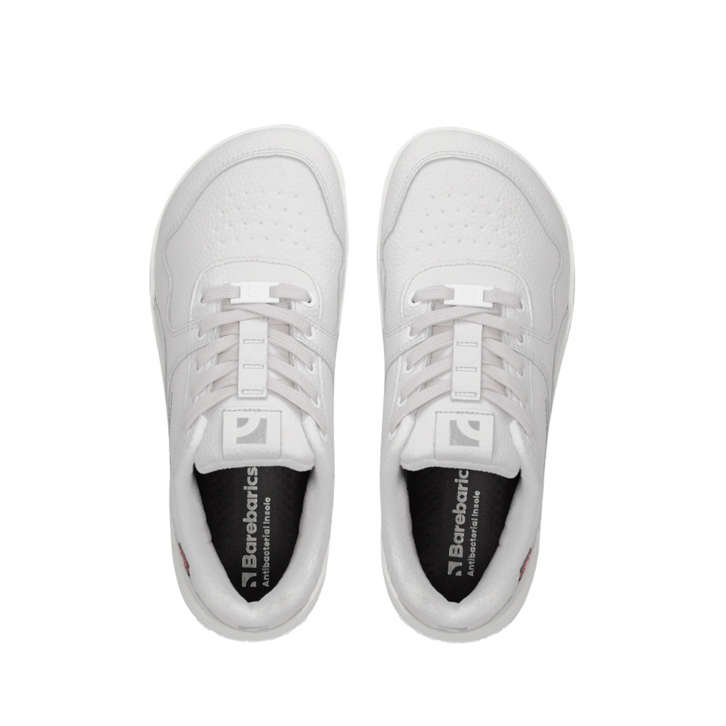Barfuß-Sneaker Barebarics Zing Frost - Hellgrau & Weiß